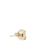 Love Letter Gold J Initial Stud Earring With Diamond