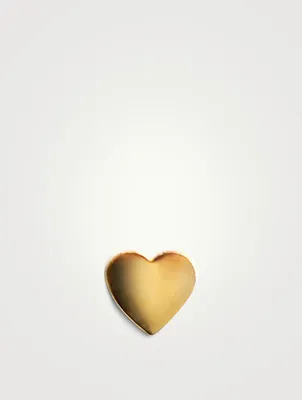 Love Letter Gold Heart Stud Earring