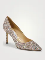 Romy 85 Glitter Fabric Pumps