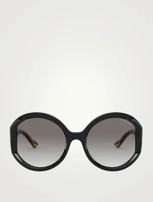 Monochrome Round Sunglasses