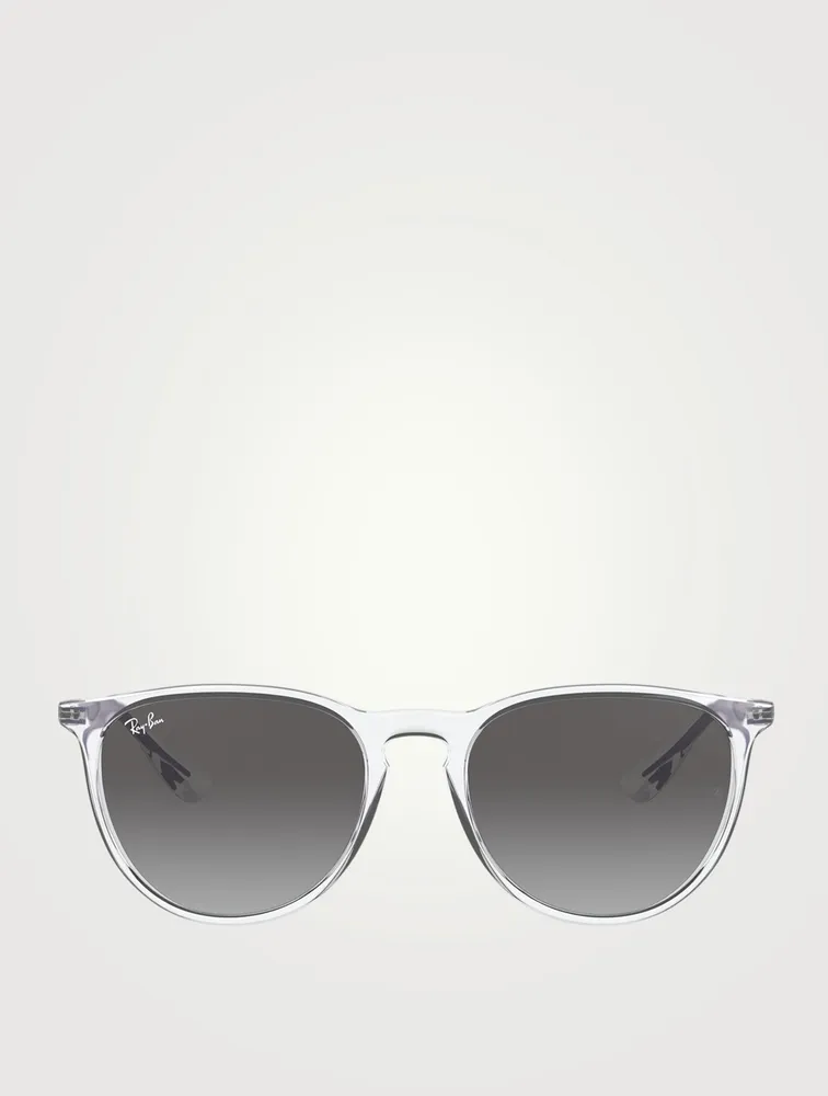 RB4171 Erika Transparent Round Sunglasses