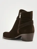 Providence Suede Heeled Ankle Boots