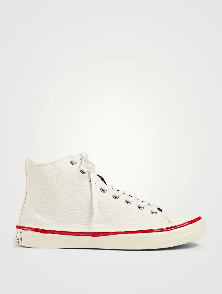 Gooey Canvas High-Top Sneakers