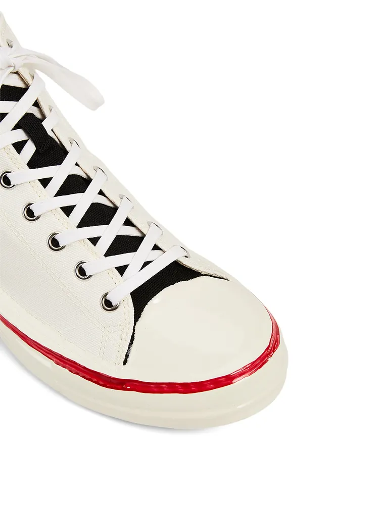 Gooey Canvas High-Top Sneakers