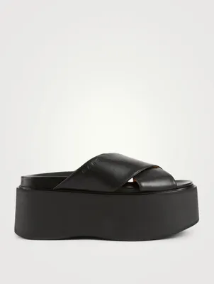 Fussbett Leather Platform Sandals