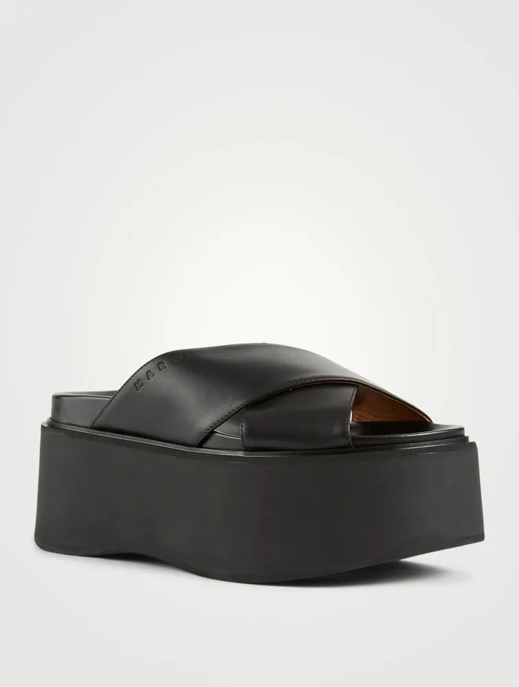 Fussbett Leather Platform Sandals