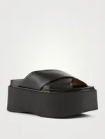 Fussbett Leather Platform Sandals