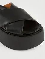 Fussbett Leather Platform Sandals