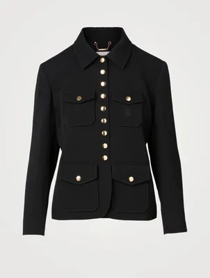 Fitted Military Jacket