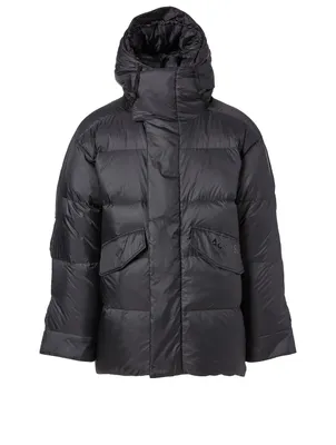 Oversized Down Jacket With Hood