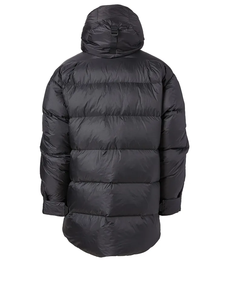 Oversized Down Jacket With Hood