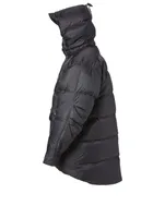 Oversized Down Jacket With Hood