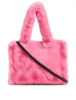 Small Liz Faux Fur Tote Bag