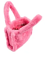 Small Liz Faux Fur Tote Bag