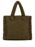 Medium Lolita Faux Shearling Kozak Tote Bag