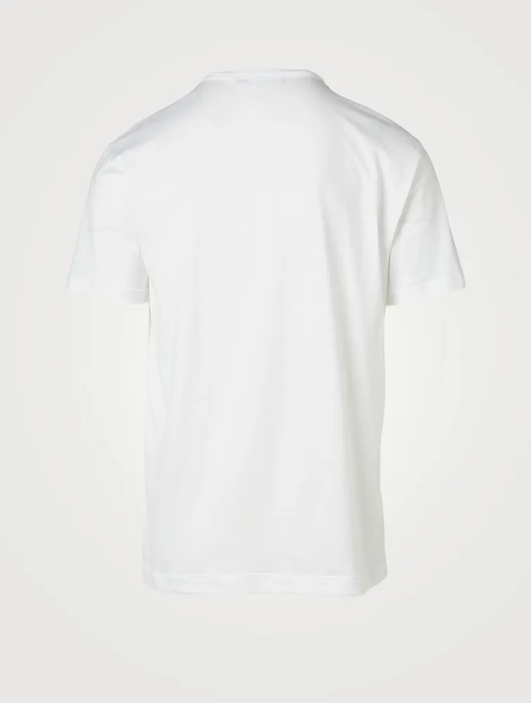 Cotton T-Shirt With Logo Crest