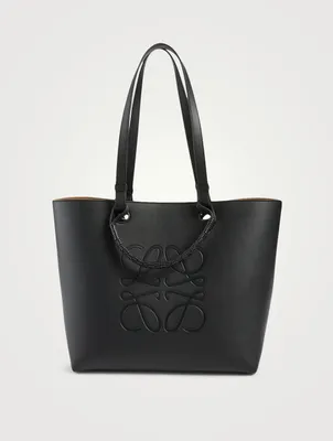 Anagram Leather Tote Bag