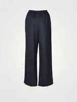 Alpaca Wool And Linen Pants