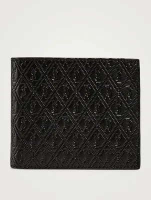YSL Monogram Embossed Leather Bifold Wallet