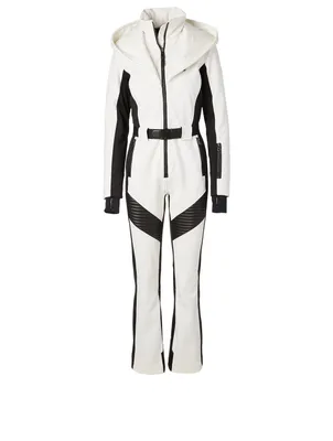 Elle Down Ski Suit With Removable Hood