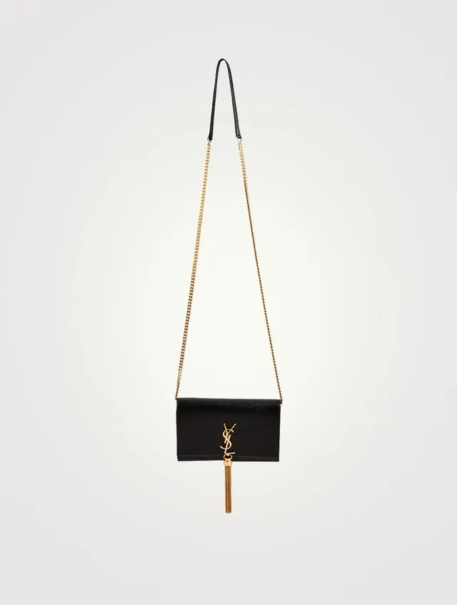 ysl kate wallet on chain with tassel