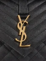 Medium YSL Monogram Leather Envelope Bag