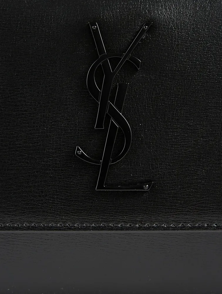 Medium Sunset YSL Monogram Leather Crossbody Bag