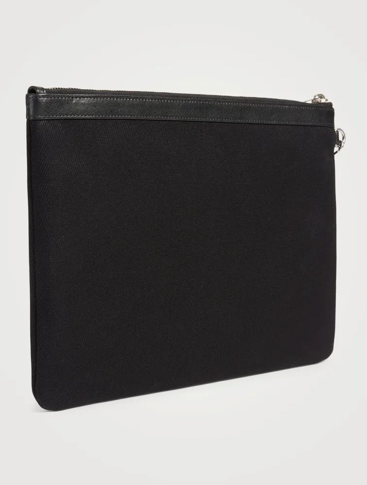 Rive Gauche Canvas Zippered Pouch