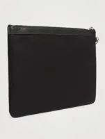 Rive Gauche Canvas Zippered Pouch
