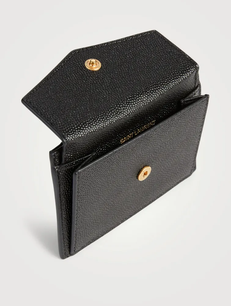 Small Uptown YSL Monogram Leather Wallet
