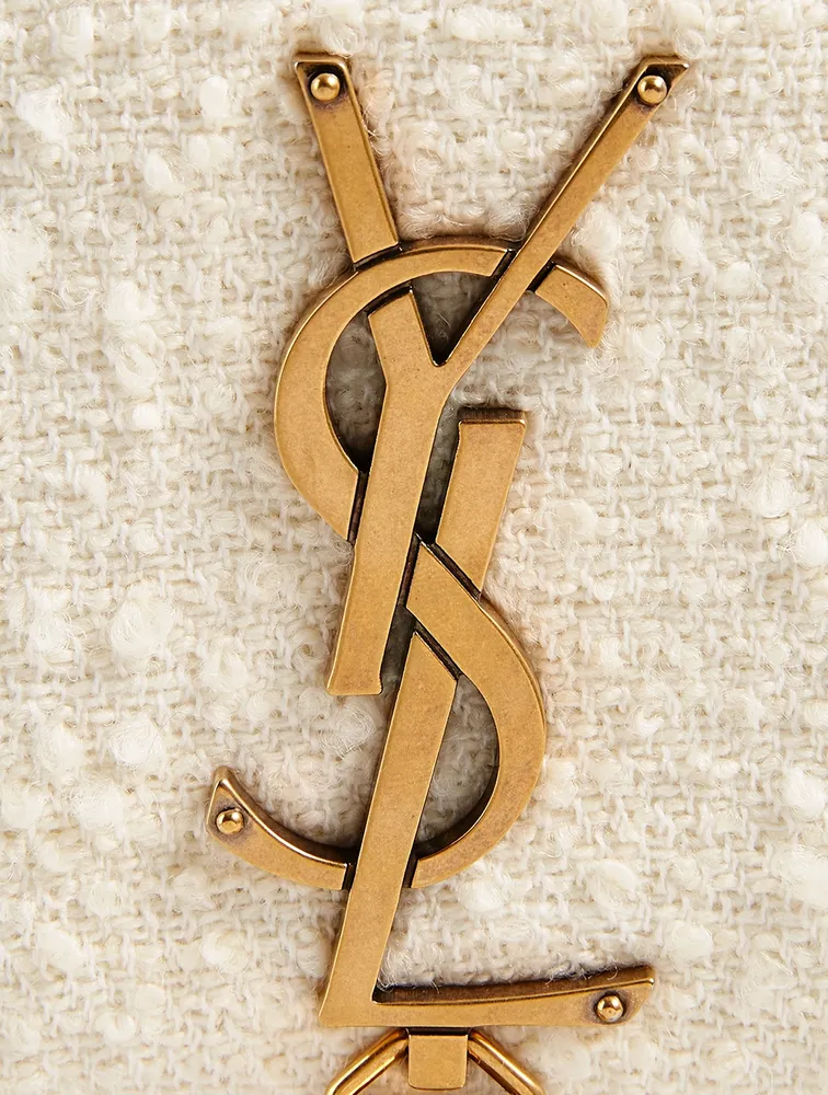 Kate 99 YSL Monogram Bouclé Tweed Wool Baguette Bag