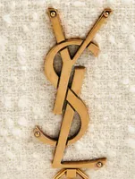 Kate 99 YSL Monogram Bouclé Tweed Wool Baguette Bag