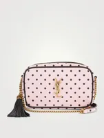 Mini Lou YSL Monogram Leather Camera Bag In Polka Dot