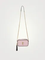 Mini Lou YSL Monogram Leather Camera Bag In Polka Dot