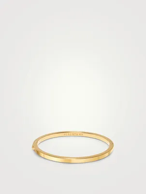 Gold Simplicity Bangle Bracelet