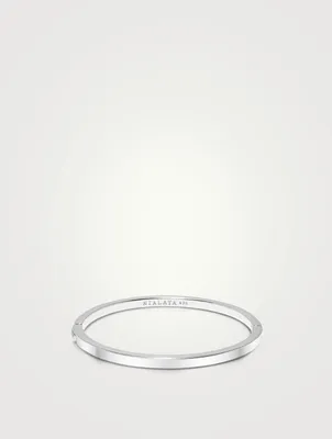 Silver Simplicity Bangle Bracelet