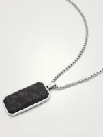 Chevron Dog Tag Pendant Necklace