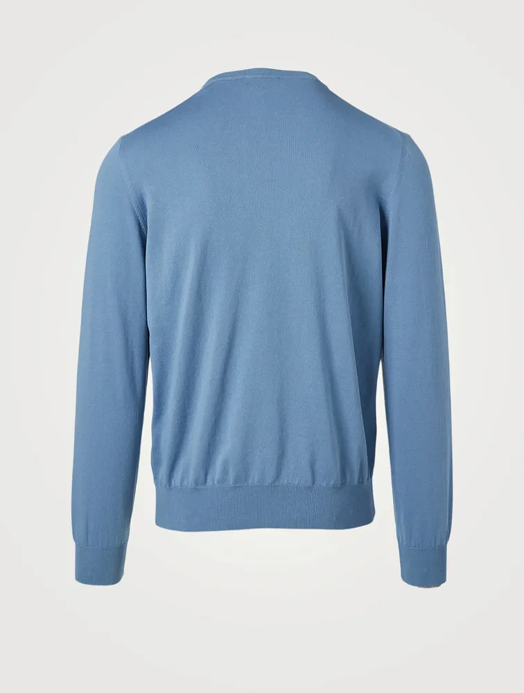 Cotton Crewneck Sweater