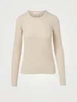 Basel Long-Sleeve Top With Open Back