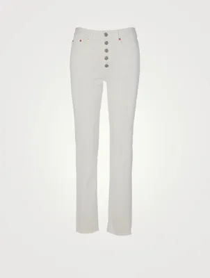 Slim-Fit Jeans With Button Fly