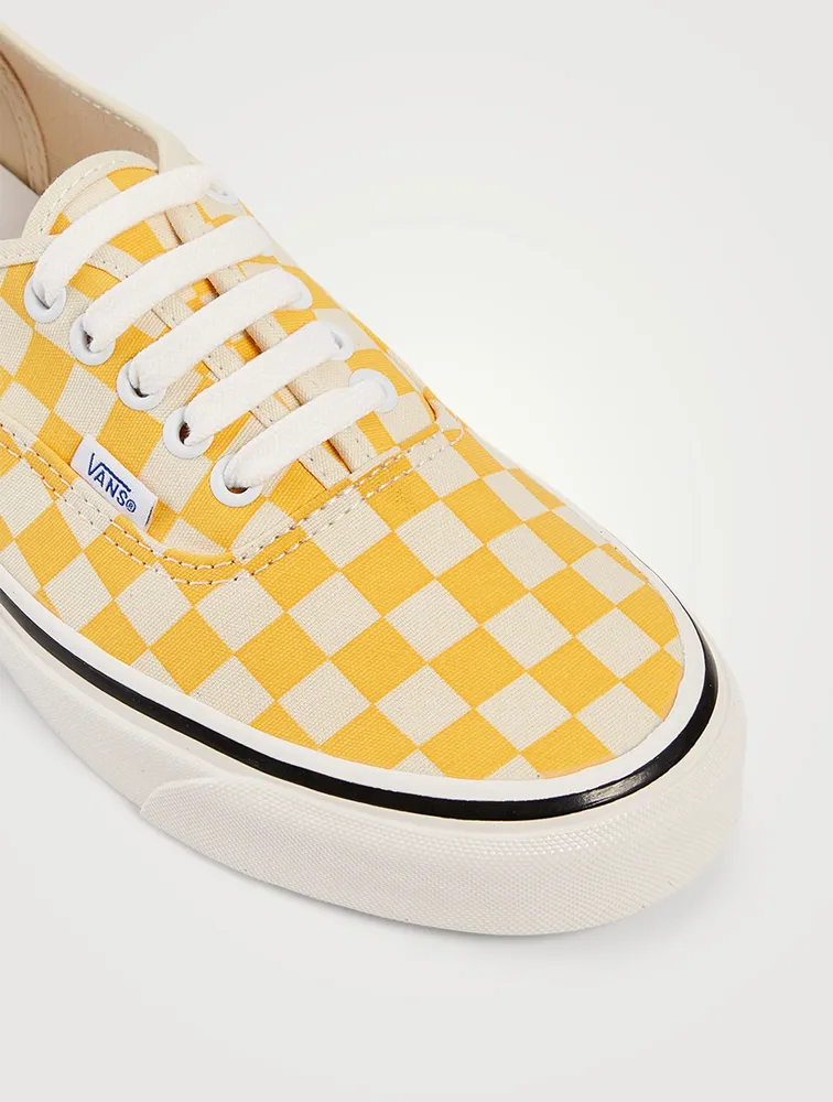 Anaheim Factory Authentic 44 DX Canvas Sneakers Checker Print