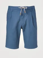 Drawstring Bermuda Shorts