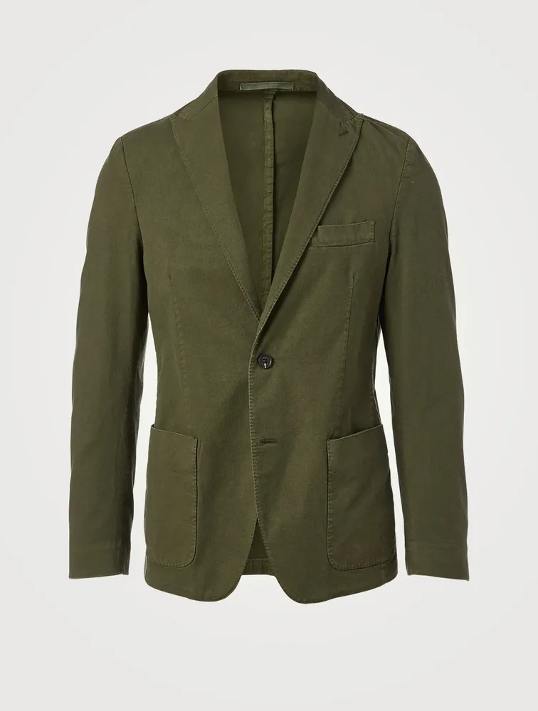 Cotton And Linen Stretch Jacket