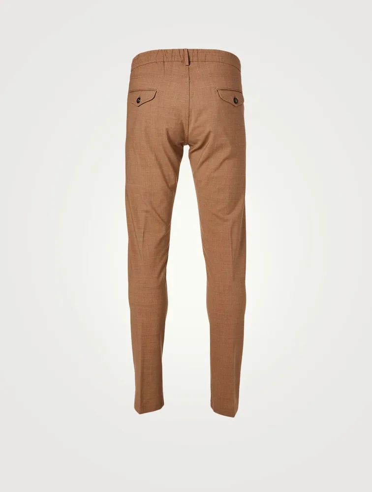 Wool Stretch Jogger Pants