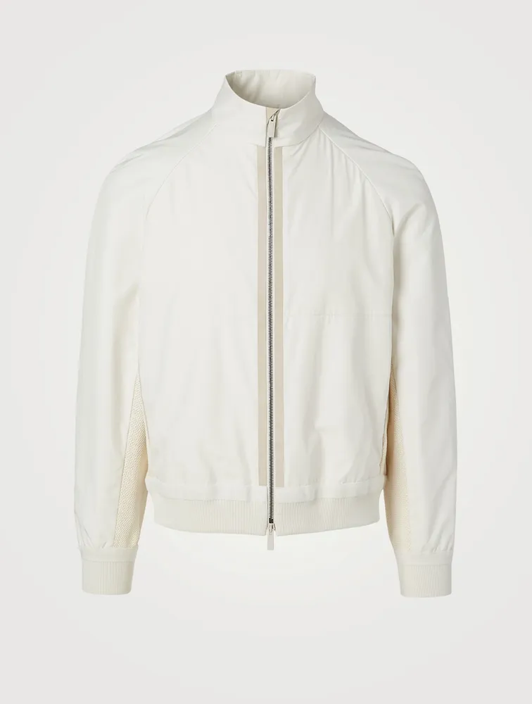 Water-Repellent Zip Jacket