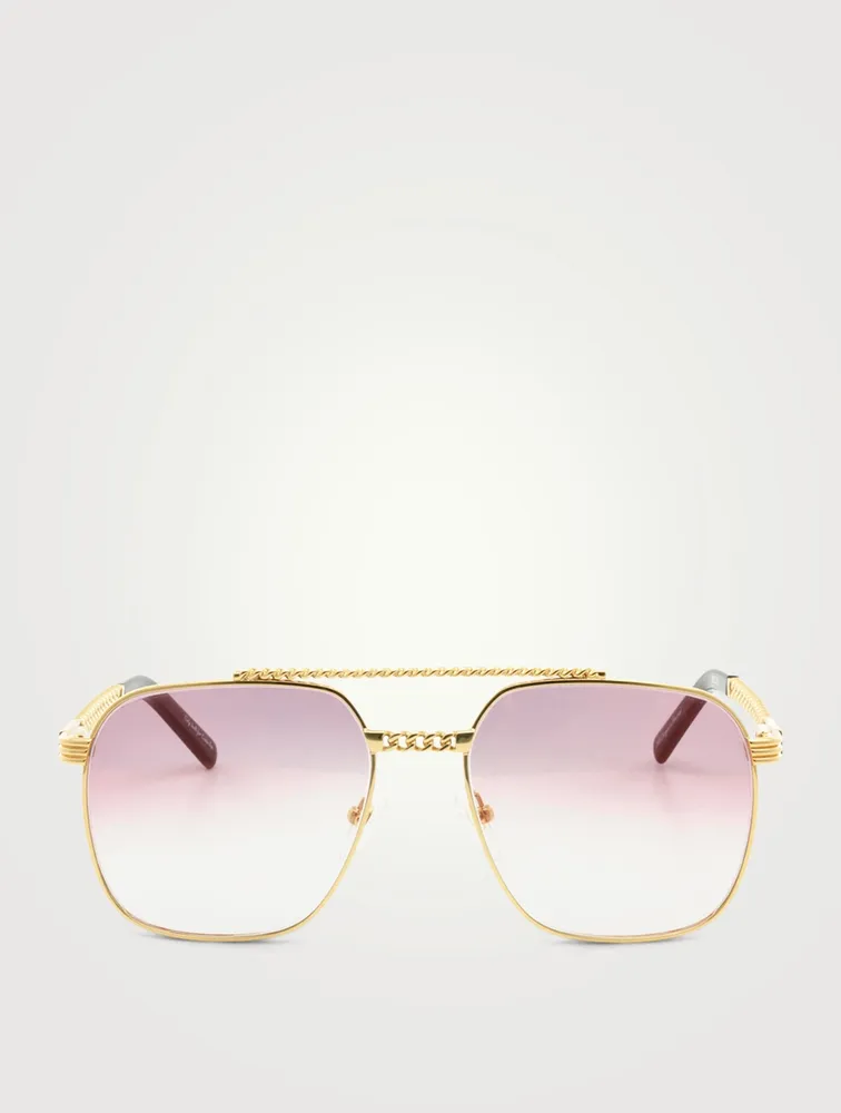 Cuban Link XL Aviator Sunglasses