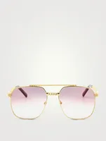 Cuban Link XL Aviator Sunglasses