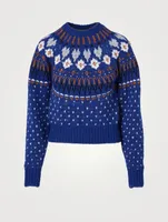 Fran Alpaca-Blend Crewneck Sweater