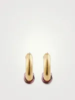 Small Miami 18K Goldplated Hoop Earrings