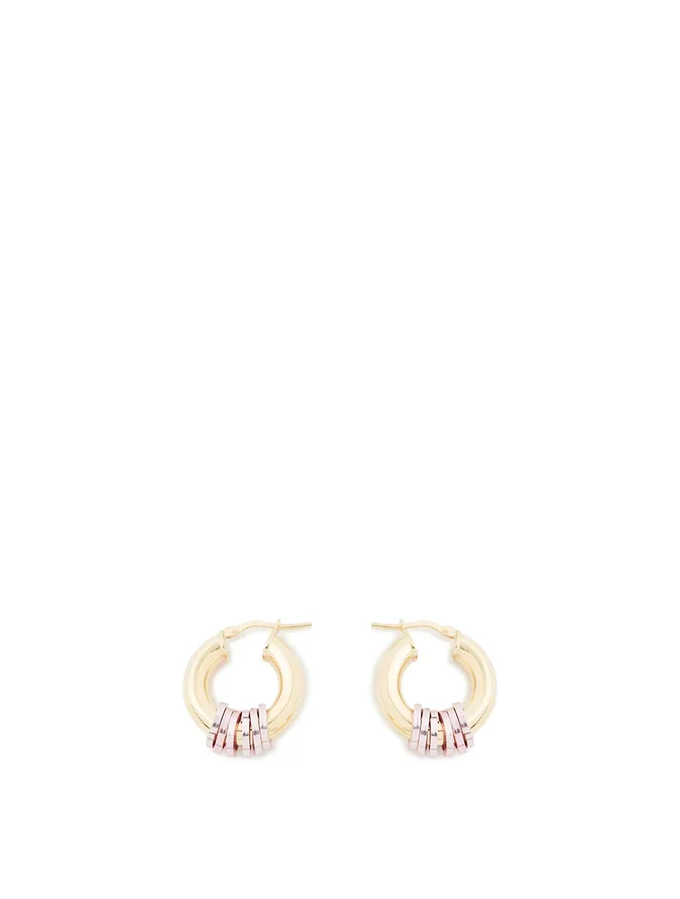 Small Miami 18K Goldplated Hoop Earrings